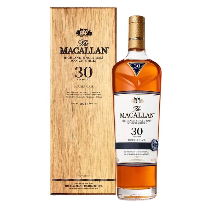The Macallan 30 Year Old Double Cask Highland Single Malt Scotch Whisky - ForWhiskeyLovers.com