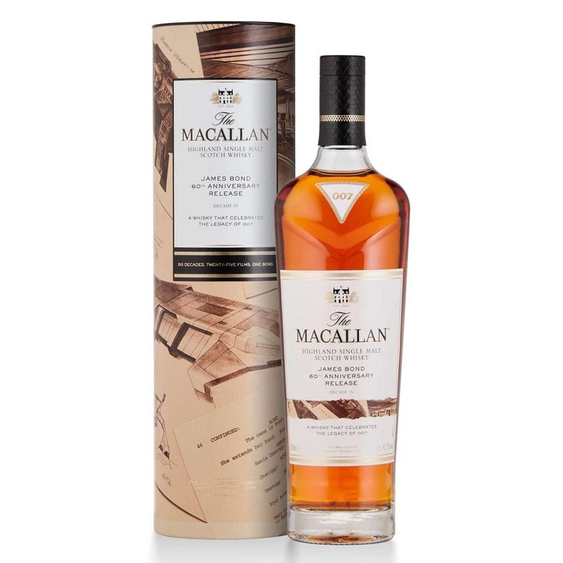 The Macallan James Bond 60th Anniversary Decade IV Highland Single Malt Scotch Whisky - ForWhiskeyLovers.com