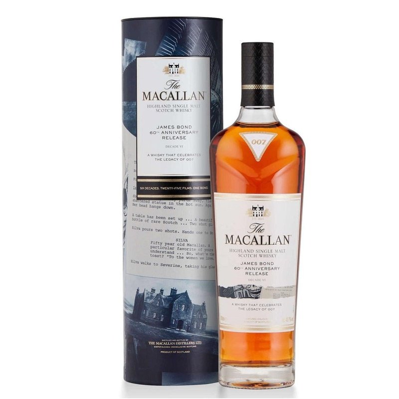 The Macallan James Bond 60th Anniversary Decade VI Highland Single Malt Scotch Whisky - ForWhiskeyLovers.com