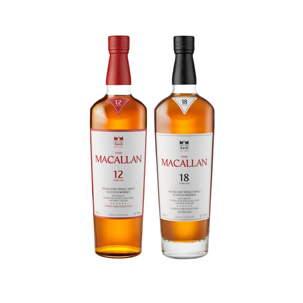 The Macallan Sherry 12 & 18 Bundle – ForWhiskeyLovers.com