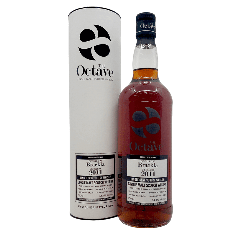 The Octave 11 Year Old Brackla 2011 Single Cask Single Malt Scotch Whisky - ForWhiskeyLovers.com