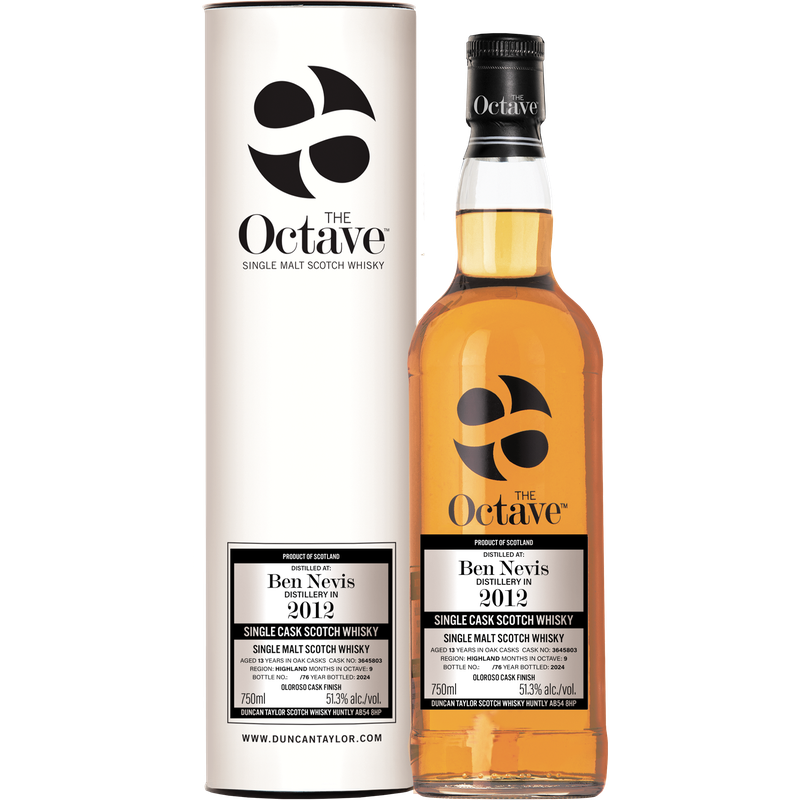 The Octave 13 Year Old Ben Nevis 2012 Single Cask Single Malt Scotch Whisky Cask #3645803 - ForWhiskeyLovers.com