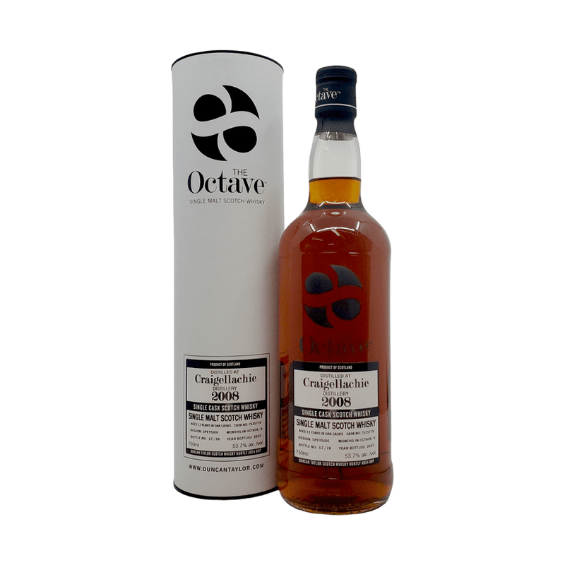 The Octave 13 Year Old Craigellachie 2008 Single Cask Single Malt Scotch Whisky - ForWhiskeyLovers.com