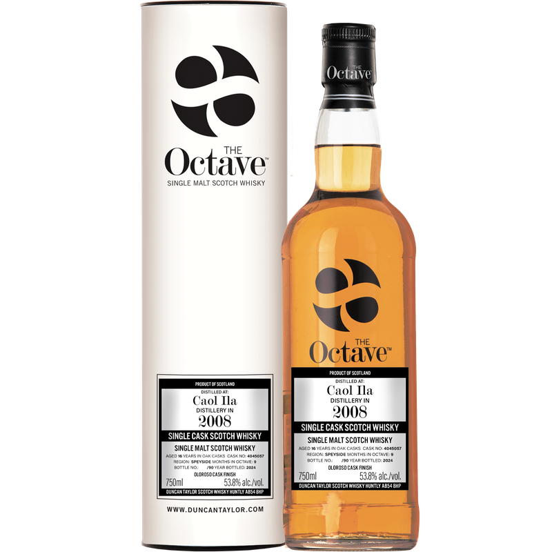 The Octave 16 Year Old Caol Ila 2008 Single Cask Single Malt Scotch Whisky Cask #4045057 - ForWhiskeyLovers.com