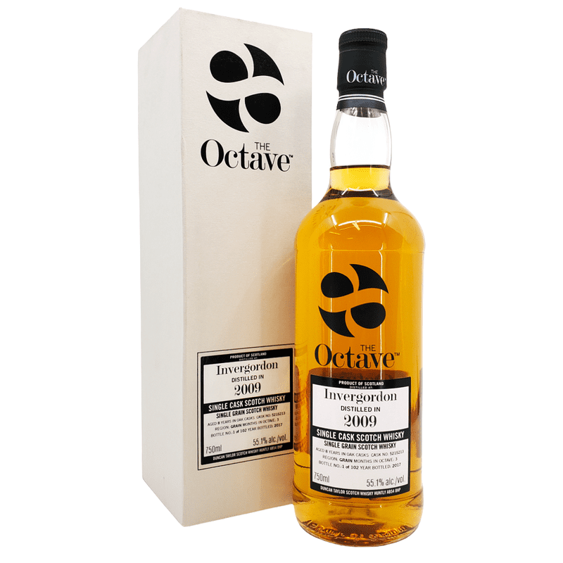 The Octave 8 Year Old Invergordon 2009 Single Cask Single Grain Scotch Whisky - ForWhiskeyLovers.com