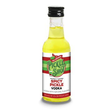 The Original Pickle Shot Spicy Pickle Vodka 50ml - ForWhiskeyLovers.com