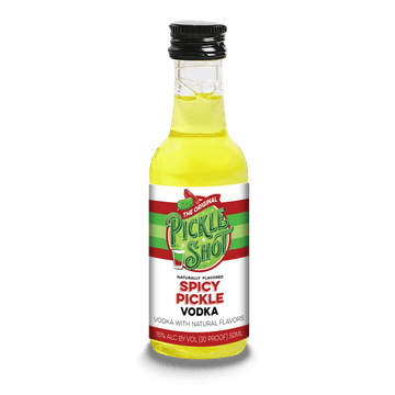 The Original Pickle Shot Spicy Pickle Vodka 50ml - ForWhiskeyLovers.com