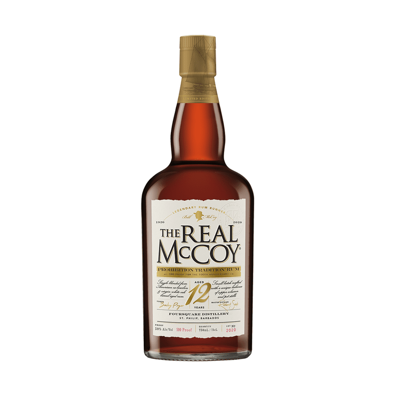 The Real McCoy 12 Year Old 'Prohibition Tradition' Single Blended Rum - ForWhiskeyLovers.com