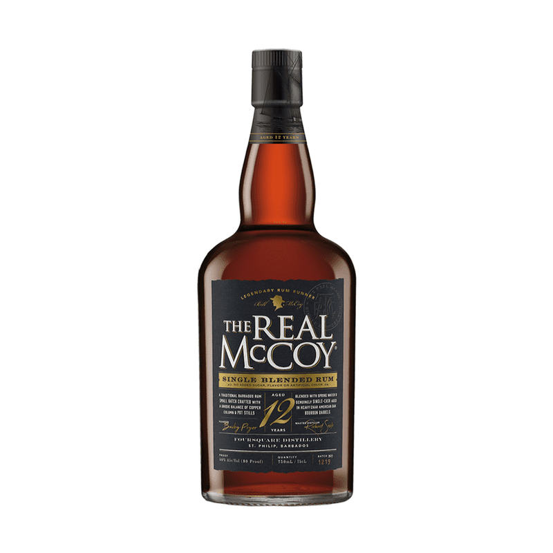 The Real McCoy 12 Year Old Single Blended Rum - ForWhiskeyLovers.com