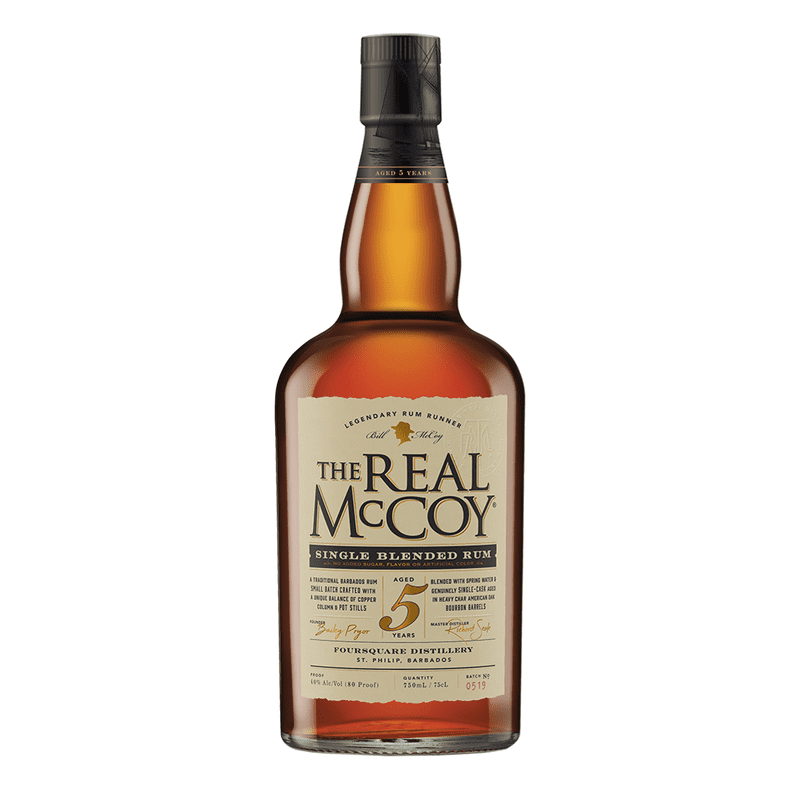 The Real McCoy 5 Year Old Single Blended Rum - ForWhiskeyLovers.com