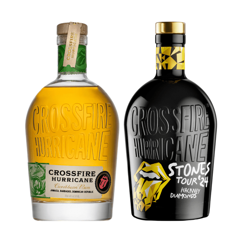 The Rolling Stones' Crossfire Hurricane Rum Gift Set - ForWhiskeyLovers.com