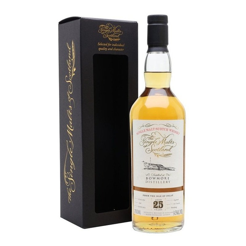 The Single Malts of Scotland Bowmore 25 Year Old 1996 Single Malt Scotch Whisky - ForWhiskeyLovers.com
