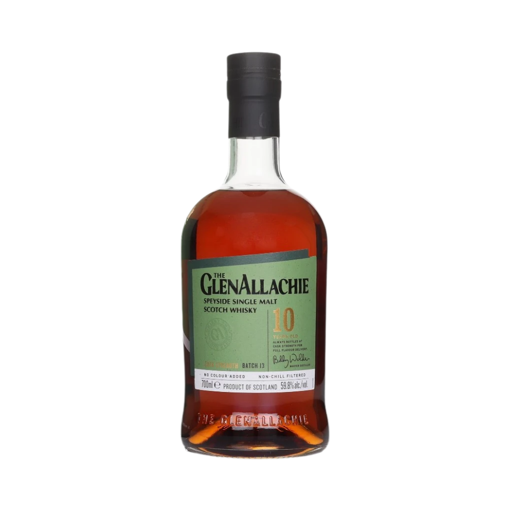 The GlenAllachie 10 Year Old Cask Strength Batch 13 Speyside Single Malt Scotch Whisky 700mL - LoveScotch.com