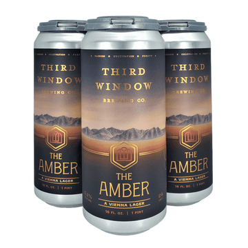 Third Window Brewing Co. 'The Amber' Vienna Lager Beer 4-Pack - ForWhiskeyLovers.com