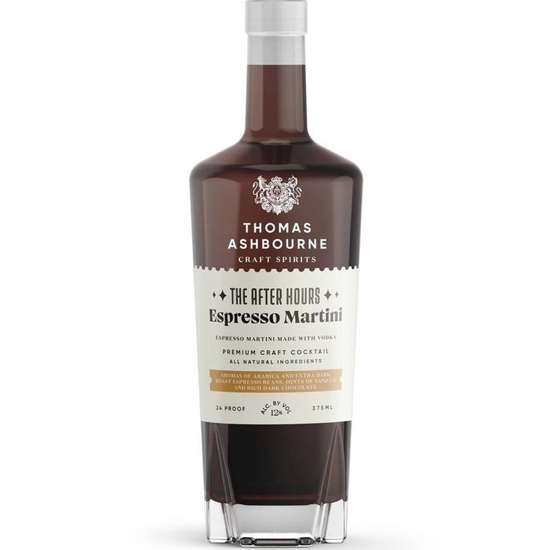 Thomas Ashbourne The After Hours Espresso Martini Cocktail 375ml - ForWhiskeyLovers.com
