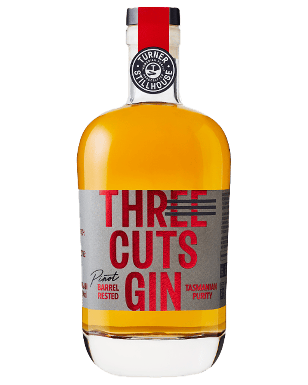 Three Cuts Pinot Barrel Rested Gin - ForWhiskeyLovers.com