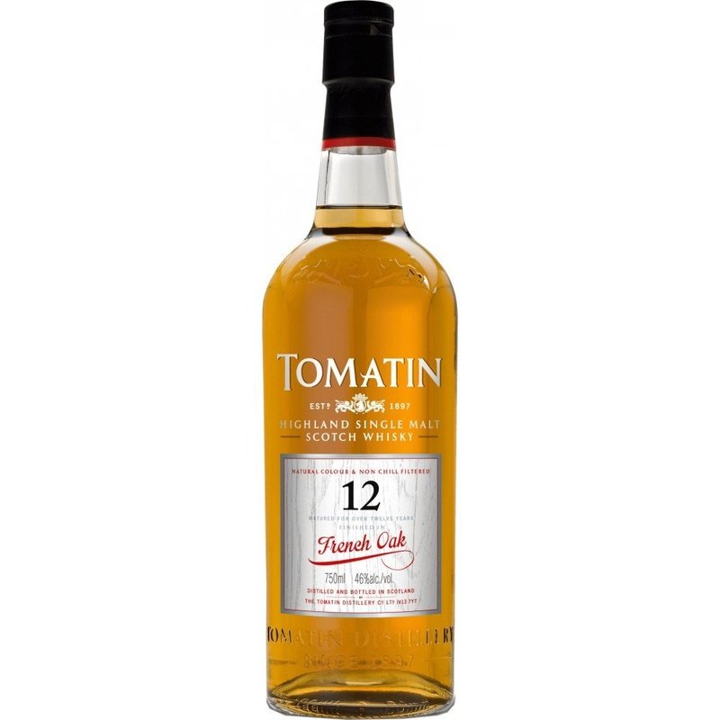 Tomatin 12 Year Old French Oak Highland Single Malt Scotch Whisky - ForWhiskeyLovers.com