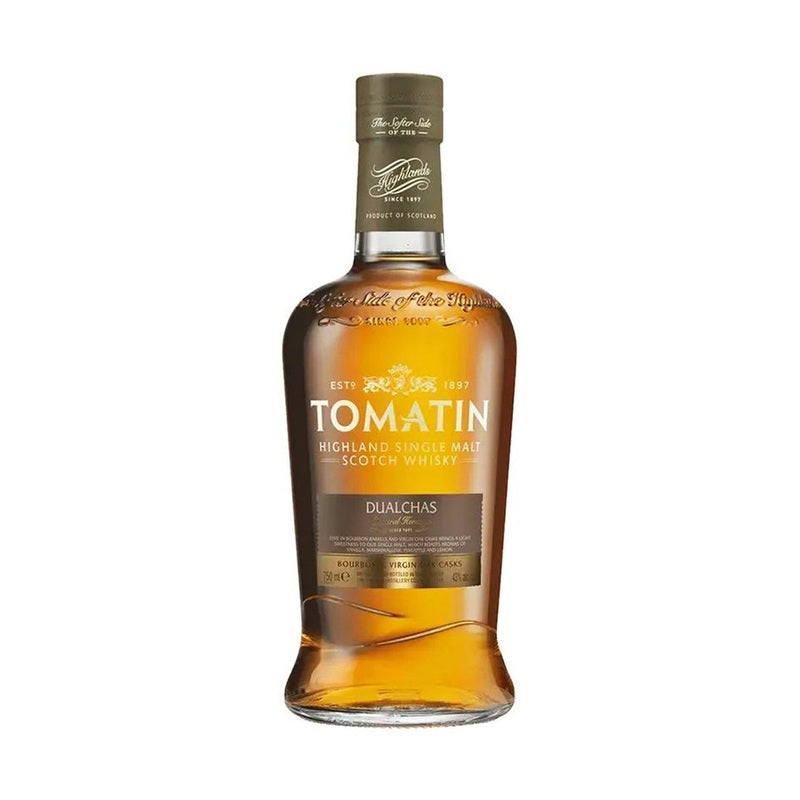 Tomatin Dualchas Bourbon & Virgin Oak Casks Highland Single Malt Scotch Whisky - ForWhiskeyLovers.com