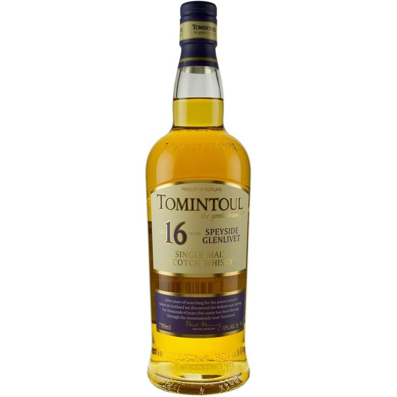 Tomintoul 16 Year Old Speyside Single Malt Scotch Whisky - ForWhiskeyLovers.com