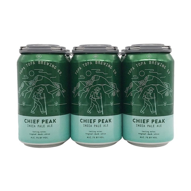 Topa Topa Brewing Co. Chief Peak IPA Beer 6-Pack - ForWhiskeyLovers.com