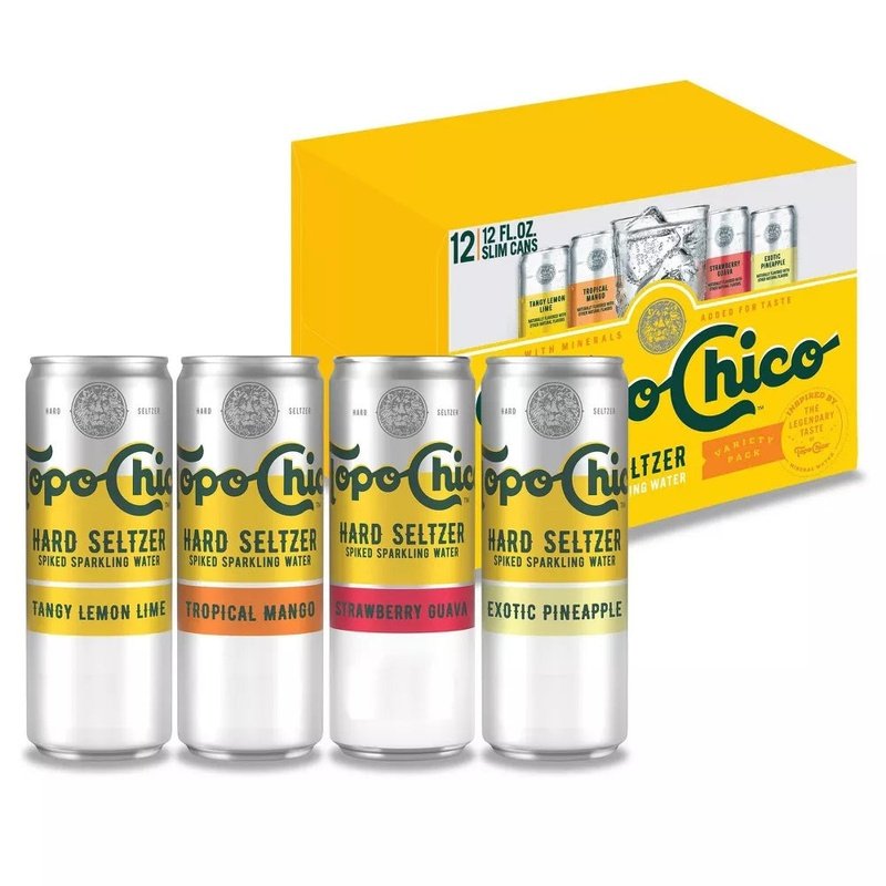 Topo Chico Hard Seltzer Variety 12-Pack - ForWhiskeyLovers.com