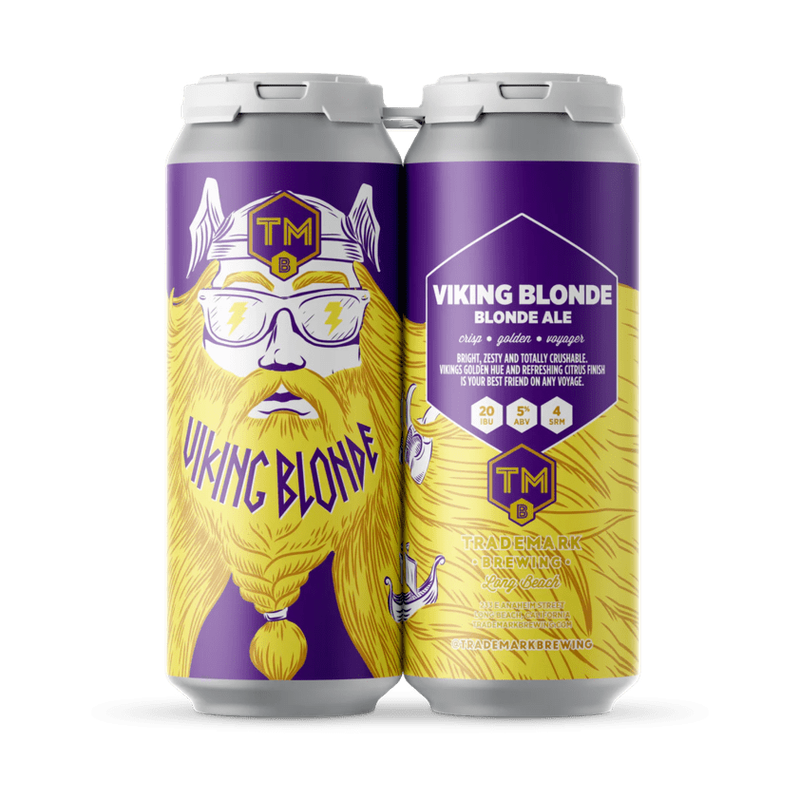 Trademark Brewing 'Viking Blonde' Ale 4-pack - ForWhiskeyLovers.com