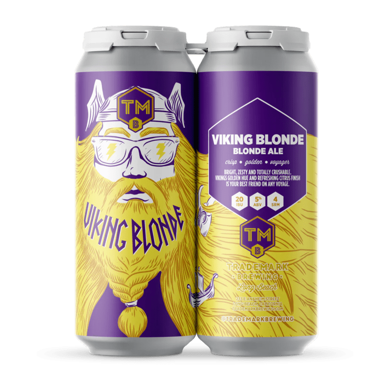 Trademark Brewing 'Viking Blonde' Ale 4-pack - ForWhiskeyLovers.com