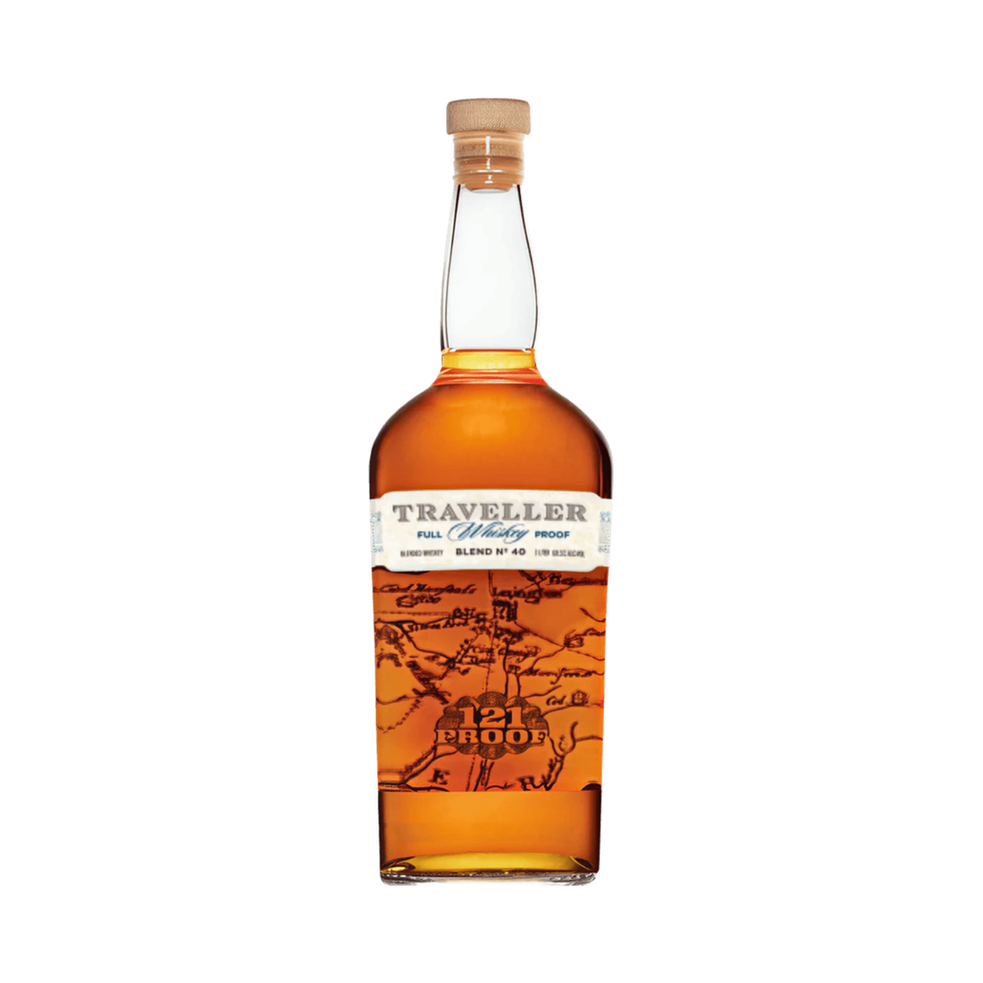 Traveller Full Proof Blended Whiskey Blend No. 40 121 Proof 750ml - ForWhiskeyLovers.com