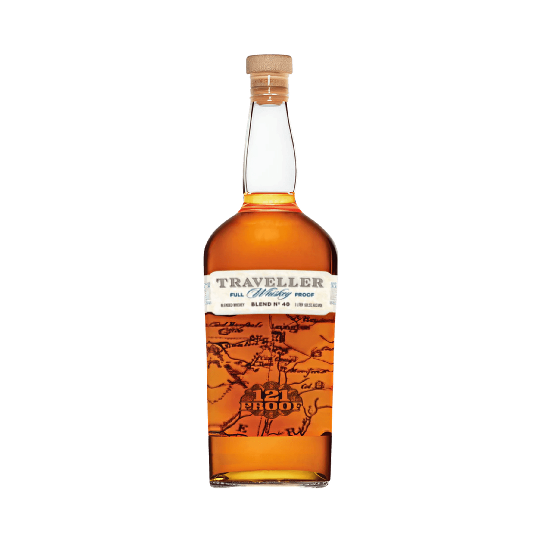Traveller Full Proof Blended Whiskey Blend No. 40 121 Proof 750ml - ForWhiskeyLovers.com