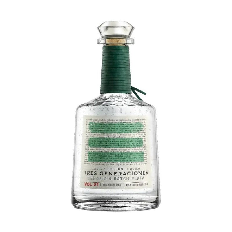 Tres Generaciones Cenobio's Batch Plata Tequila - ForWhiskeyLovers.com