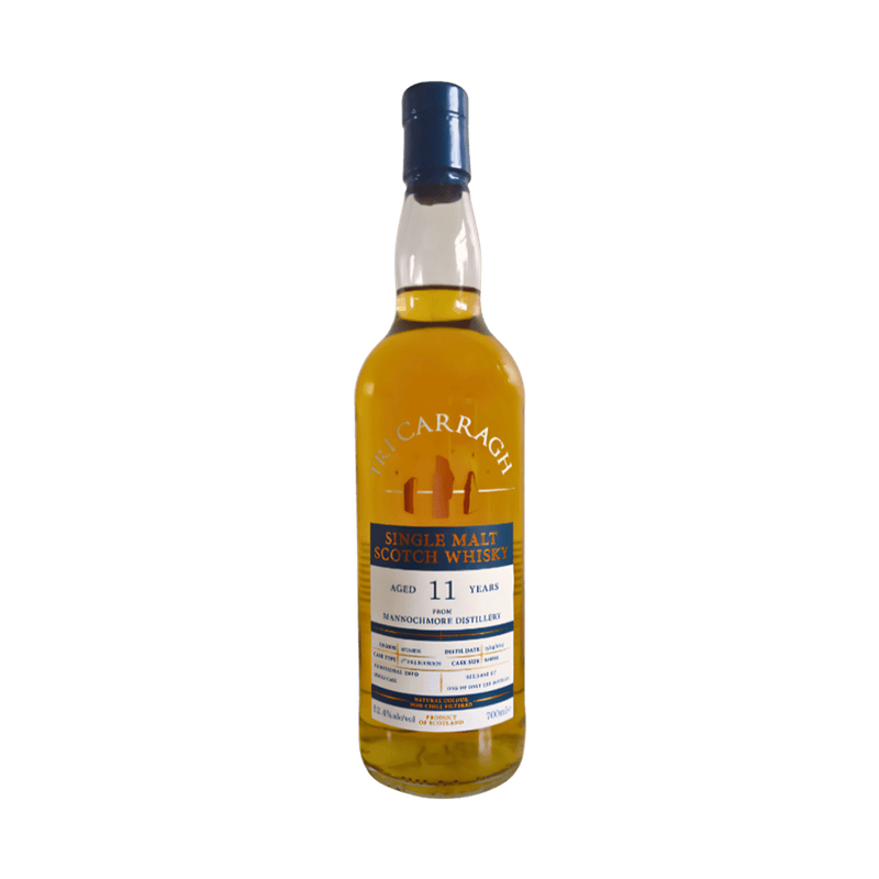 Tri Carragh Mannochmore 11 Year Single Malt Scotch Whisky - ForWhiskeyLovers.com