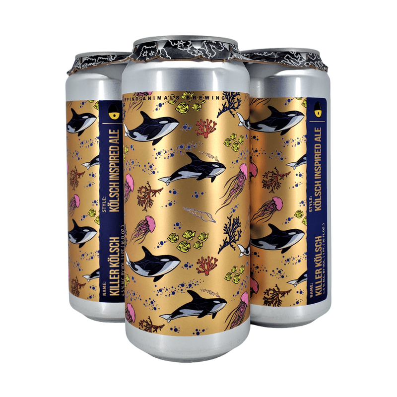 Tripping Animals Brewing Co. 'Killer Kolsch' Inspired Ale Beer 4-Pack - ForWhiskeyLovers.com