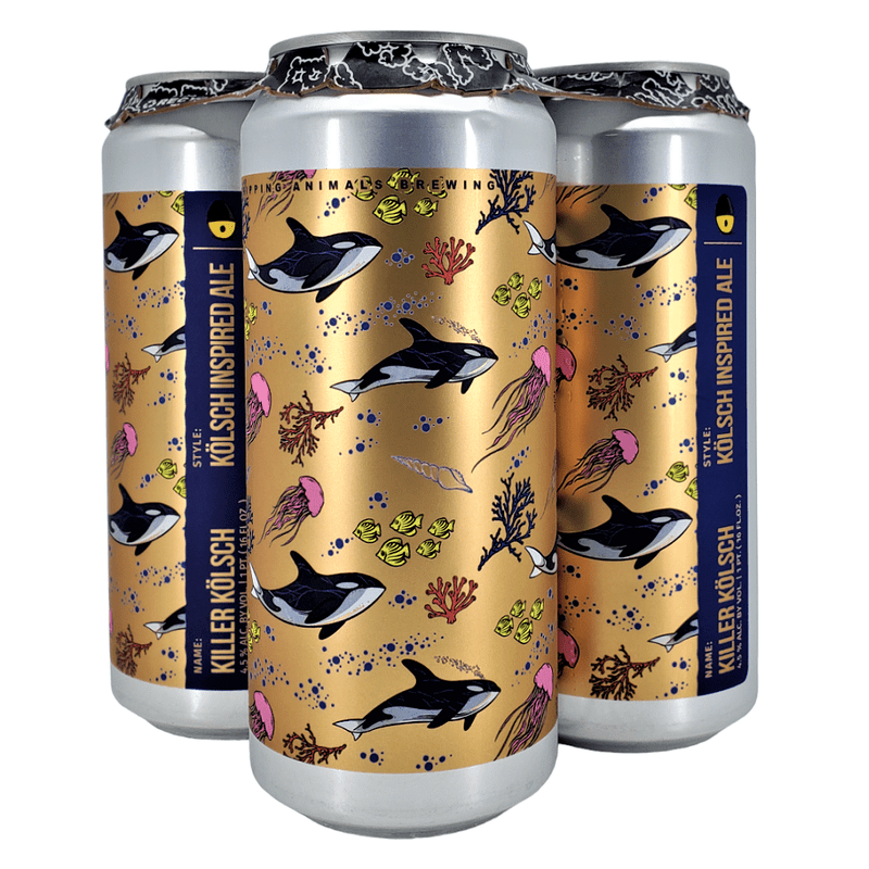 Tripping Animals Brewing Co. 'Killer Kolsch' Inspired Ale Beer 4-Pack - ForWhiskeyLovers.com