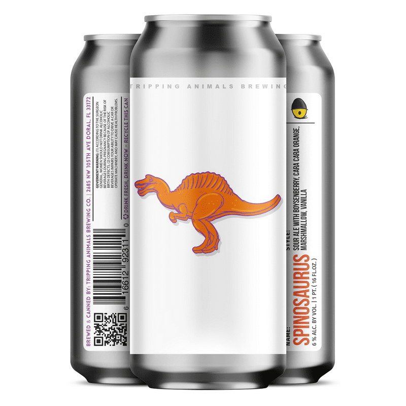Tripping Animals Brewing Co. 'Spinosaurus' Sour Ale Beer 4-Pack - ForWhiskeyLovers.com