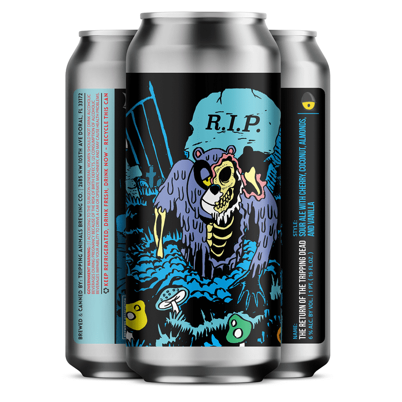 Tripping Animals Brewing Co. 'The Return Of The Tripping Dead' Sour Ale Beer 4-Pack - ForWhiskeyLovers.com