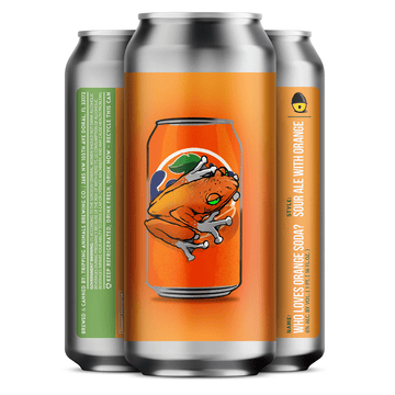 Tripping Animals Brewing Co. 'Who Loves Orange Soda' Sour Ale Beer 4-Pack - ForWhiskeyLovers.com