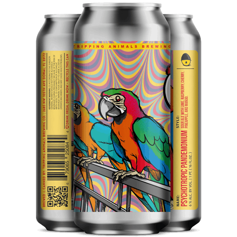 Tripping Animals 'Psychotropic Pandemonium' Sour Ale Single Can - ForWhiskeyLovers.com