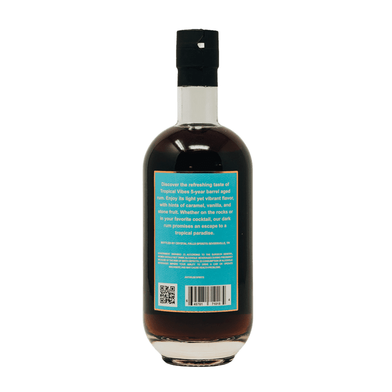 Tropical Vibes Aged Dark Rum - ForWhiskeyLovers.com