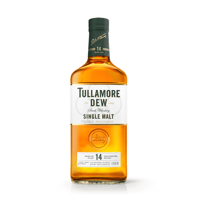 Tullamore D.E.W. 14 Year Old Single Malt Irish Whiskey - ForWhiskeyLovers.com