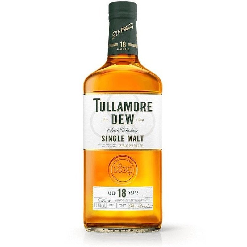 Tullamore D.E.W. 18 Year Old Single Malt Irish Whiskey - ForWhiskeyLovers.com