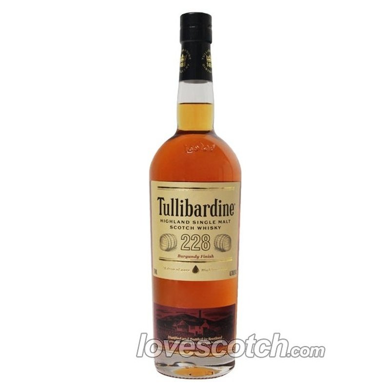 Tullibardine 228 Burgundy Finish Single Malt Whiskey 750ml - ForWhiskeyLovers.com