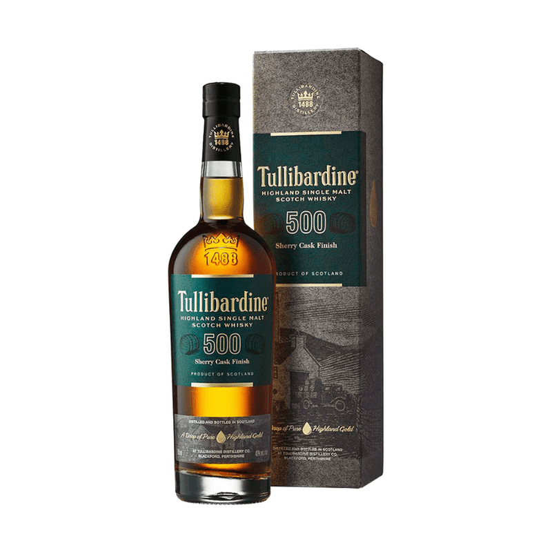 Tullibardine 500 Sherry Cask Finish Highland Single Malt Scotch Whisky - ForWhiskeyLovers.com