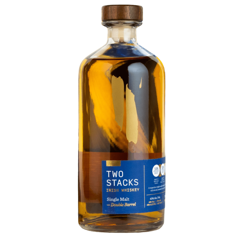 Two Stacks Double Barrel Single Malt Irish Whiskey - ForWhiskeyLovers.com