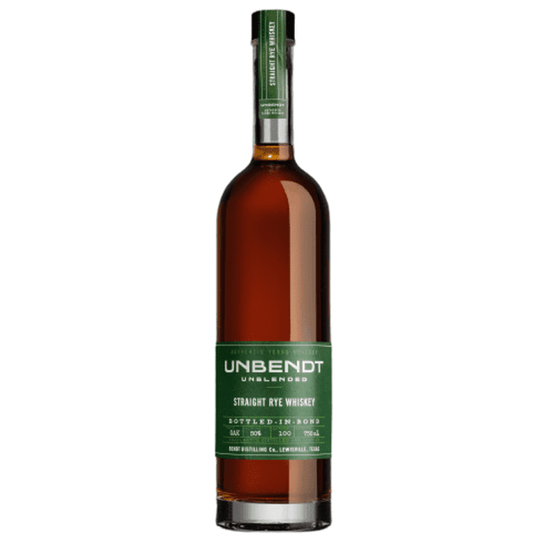 UNBENDT Straight Rye Bottled in Bond - ForWhiskeyLovers.com