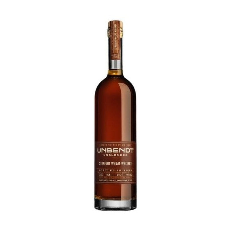 UNBENDT Straight Wheat Bottled in Bond - ForWhiskeyLovers.com