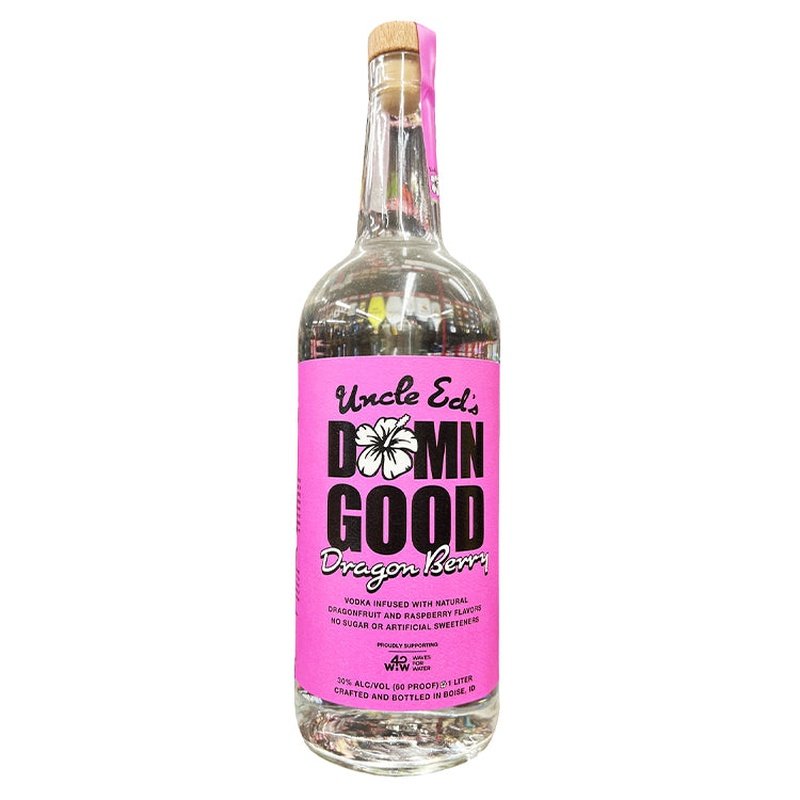 Uncle Ed's Damn Good Dragon Berry Vodka Liter - ForWhiskeyLovers.com