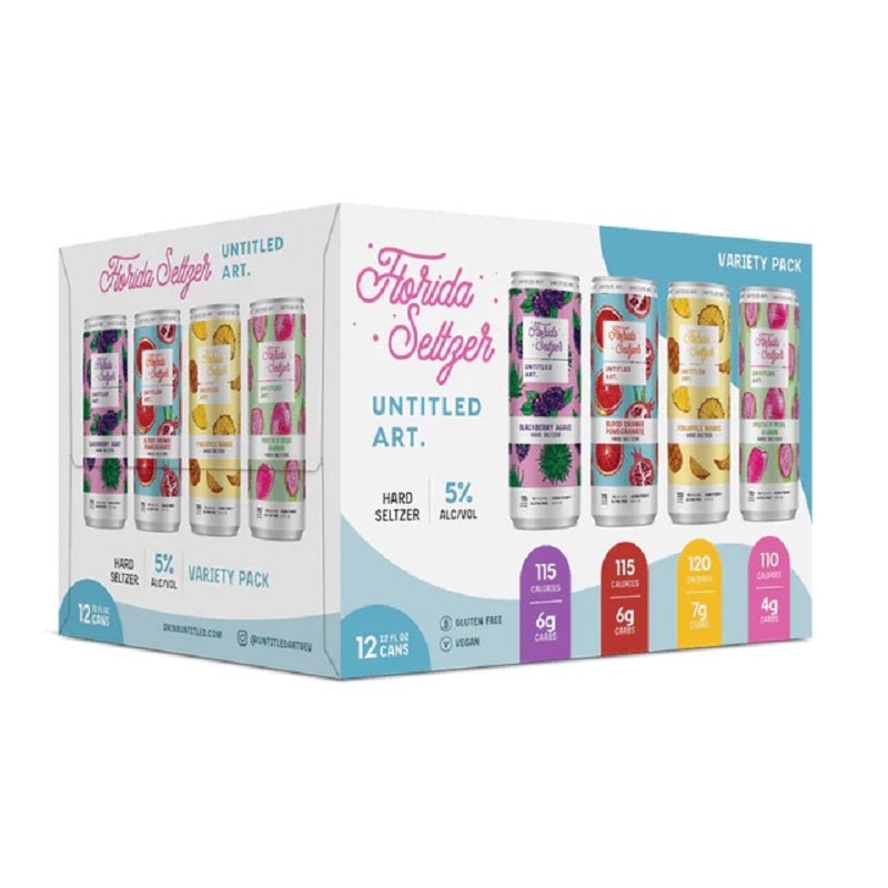 Untitled Art. Florida Seltzer Variety 12-Pack - ForWhiskeyLovers.com