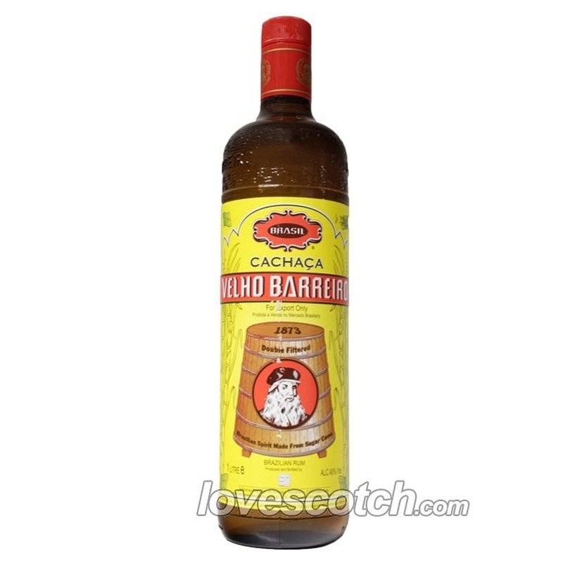 Velho Barreiro Cachaca Brazilian Rum 1 Liter . - ForWhiskeyLovers.com