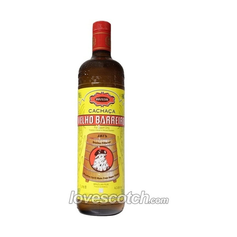 Velho Barreiro Cachaca Brazilian Rum 1 Liter . - ForWhiskeyLovers.com
