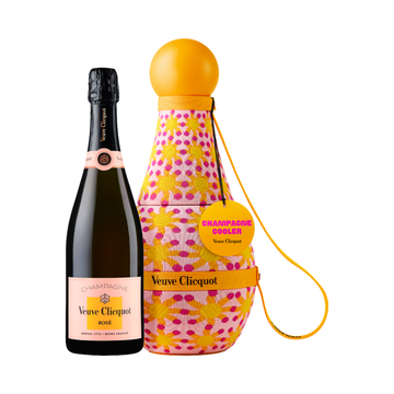Veuve Clicquot Brut Rosé Sun Totem by Yinka Ilori 750ml - ForWhiskeyLovers.com
